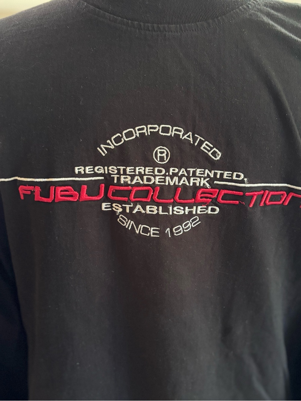 Men’s "For Us, By Us" FUBU Collection Long Sleeve Embroidered Pullover - XXL - Picture 2 of 5